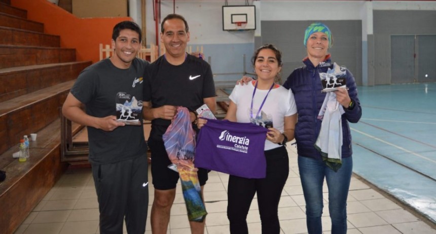 Podio calafate&ntilde;o en la Posta 4x10 en El Chalten