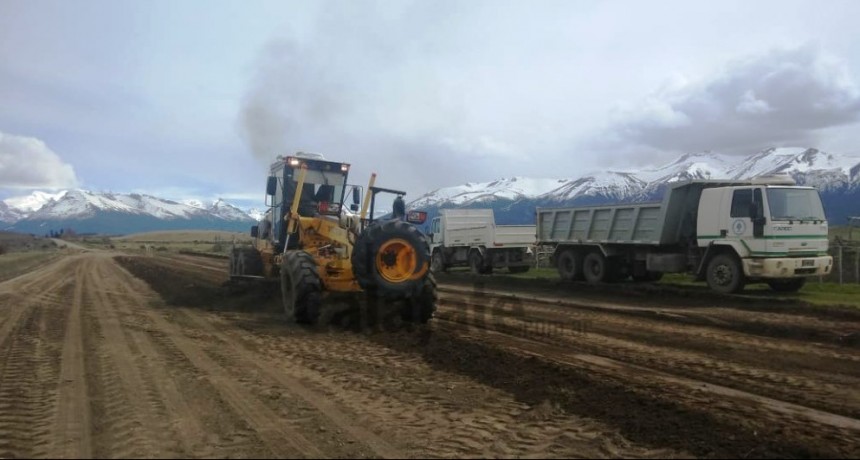 Obras de Vialidad dentro del PN Los Glaciares