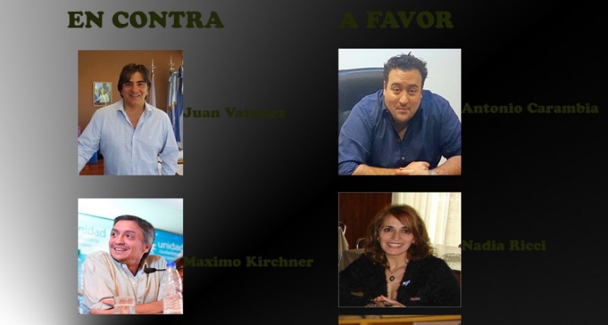 MEDIA SANCI&Oacute;N DE PRESUPUESTO CON VOTOS SANTACRUCE&Ntilde;OS