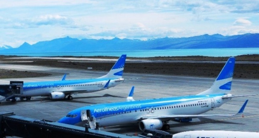 Aerol&iacute;neas anunci&oacute; para El Calafate la misma cantidad de vuelos que el verano pasado