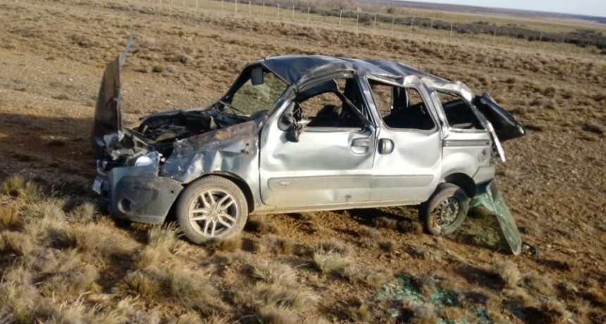 Vuelco en la Ruta 40