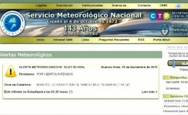Los fuertes vientos continuar&aacute;n hasta el mi&eacute;rcoles