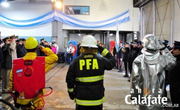 Bomberos de la Federal celebraron aniversario de la fuerza