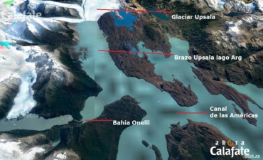 Proh&iacute;ben acercarse al glaciar Upsala 