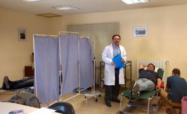 Primera colecta externa de sangre