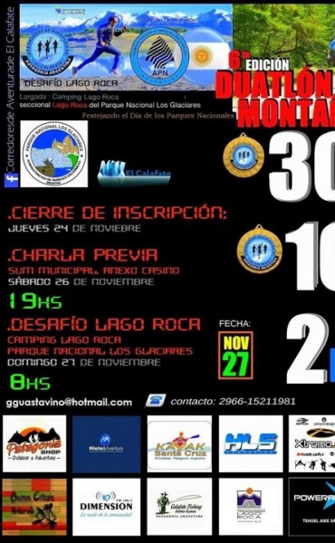 Se cierra la inscripci&oacute;n para el Desafio Lago Roca 2016