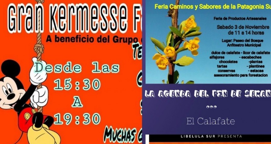 LA AGENDA DEL FIN DE SEMANA