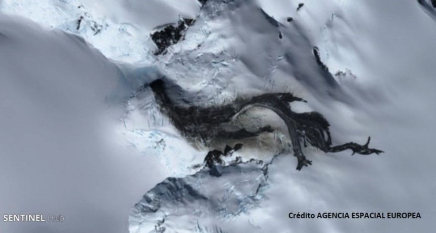 Sat&eacute;lite confirma erupci&oacute;n de ceniza volc&aacute;nica en el Campo de Hielo