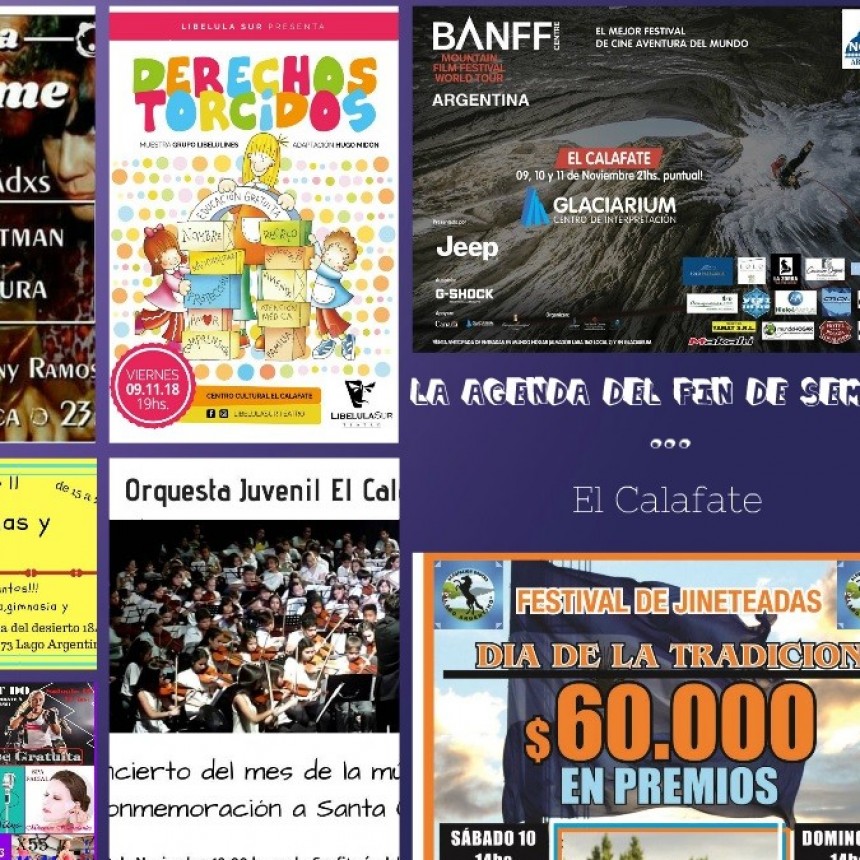 LA AGENDA DEL FIN DE SEMANA