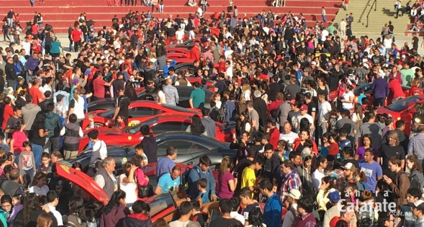 VIDEO. Furor por la Passione Ferrari en El Calafate 