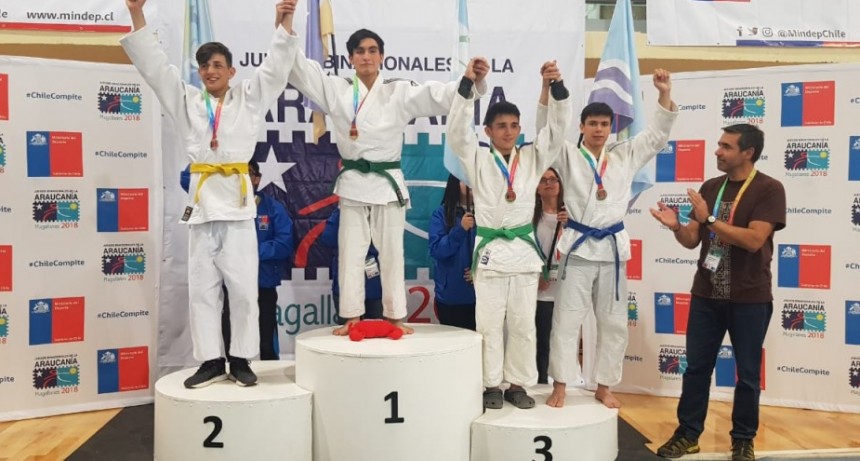Araucan&iacute;a: Medallas de Bronce en Atletismo y Judo para Santa Cruz