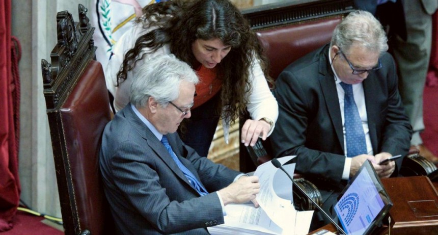 SAMIC. En plena sesi&oacute;n Ianni entreg&oacute; el pedido de m&aacute;s de 9 mil vecinos