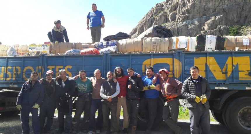 El Chalt&eacute;n. Se despach&oacute; material reciclable