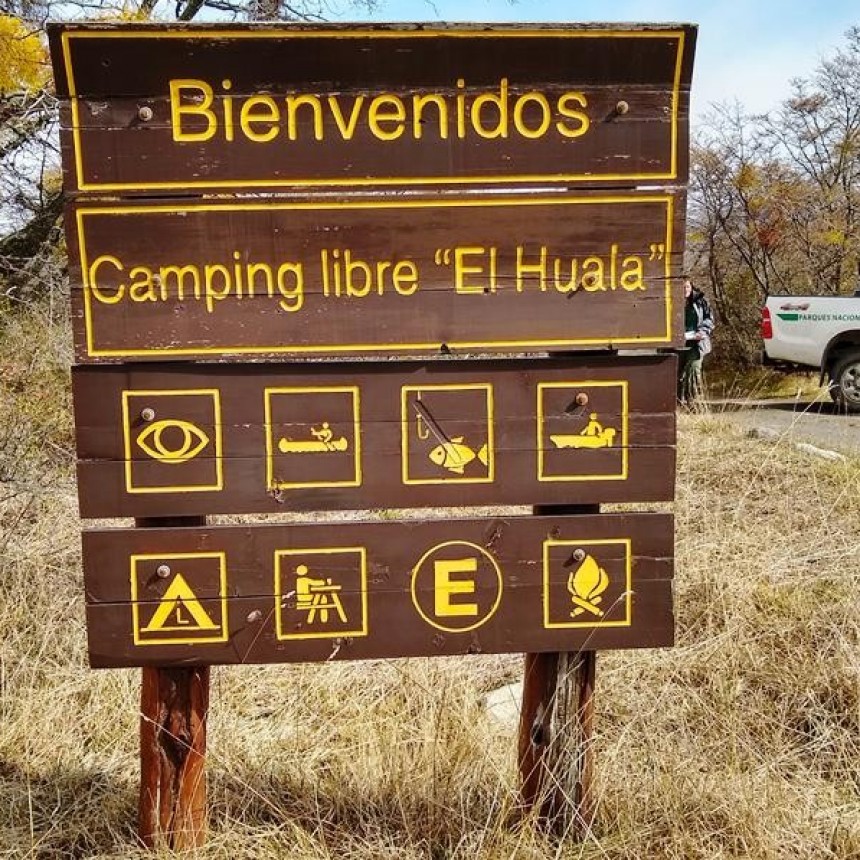 Reordenamiento del camping El Huala