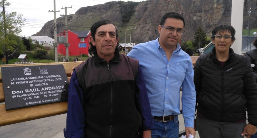 Homenaje al primer intendente de El Chalt&eacute;n 