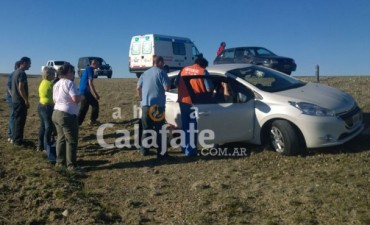 Enfermera sufre accidente en ruta.