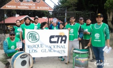 Paro de ATE: En El Calafate tambi&eacute;n hubo movilizaci&oacute;n