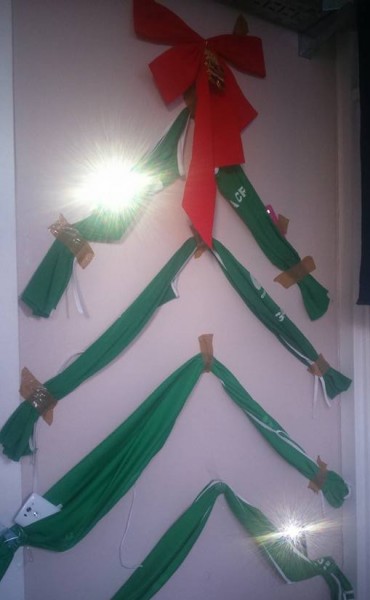 Pasaron la navidad protestando