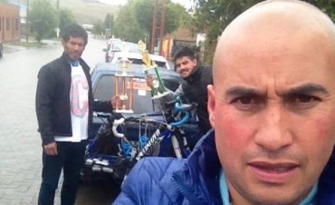 Gran actuaci&oacute;n calafate&ntilde;a en carrera de ciclismo