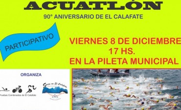 En el 90&deg; Aniversario de El Calafate Acuatl&oacute;n y Nataci&oacute;n