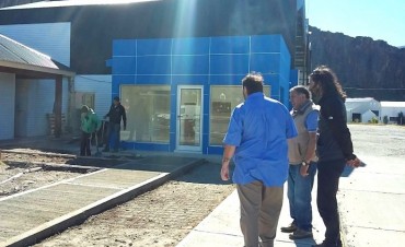 Todo listo para instalar nuevo cajero en El Chalt&eacute;n