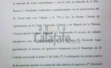 Jueces dieron opiniones divididas en causa contra Municipalidad.