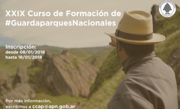Se abre la inscripci&oacute;n al Curso de Guardaparques Nacionales