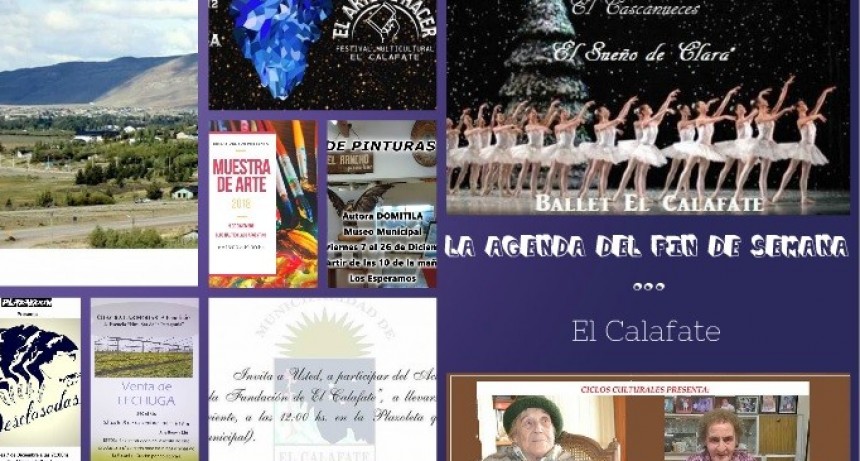 LA AGENDA DEL FIN DE SEMANA