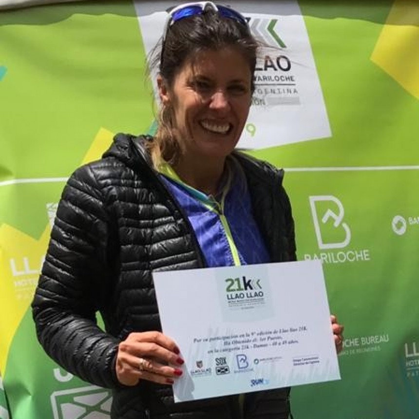 Filomena Durante 3era en los 21K del Llao Llao 