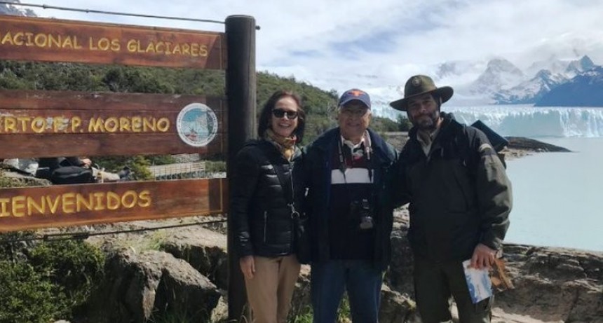 Embajador de EEUU visit&oacute; el Glaciar Perito Moreno