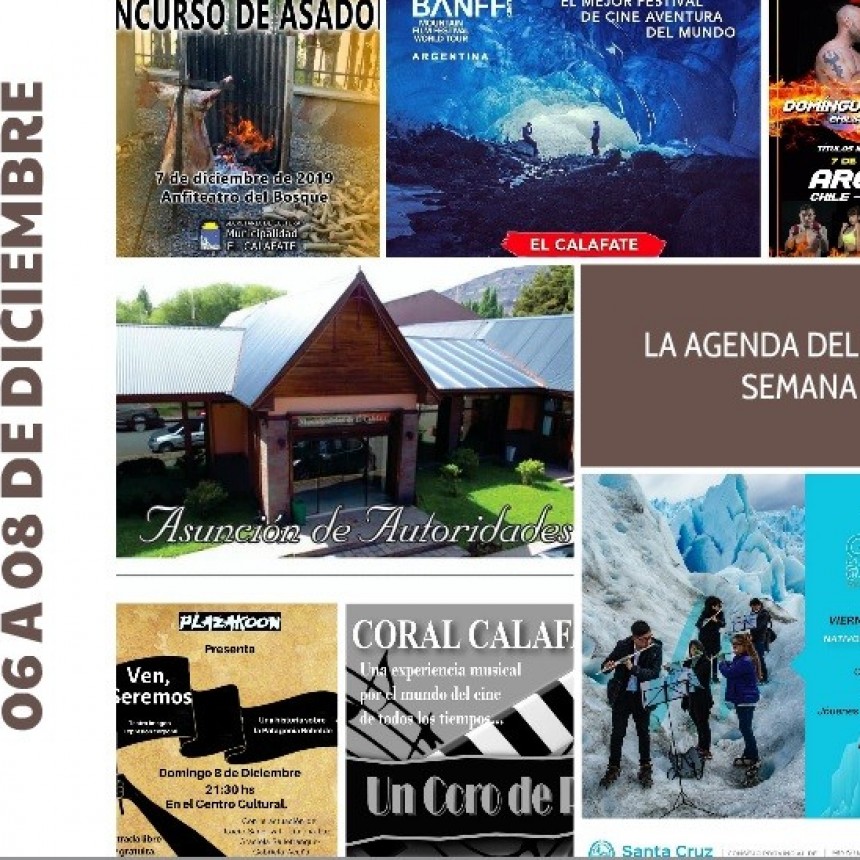 LA AGENDA DEL FIN DE SEMANA