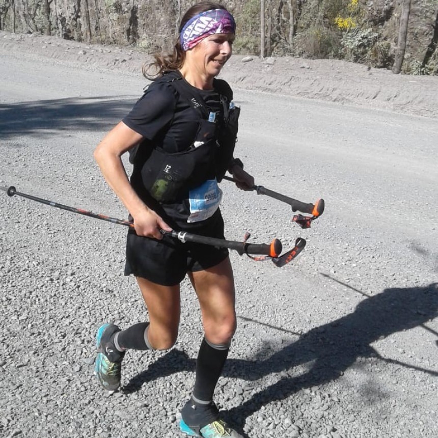 Pascale Tailleu gan&oacute; la Vulcano Ultra Trail