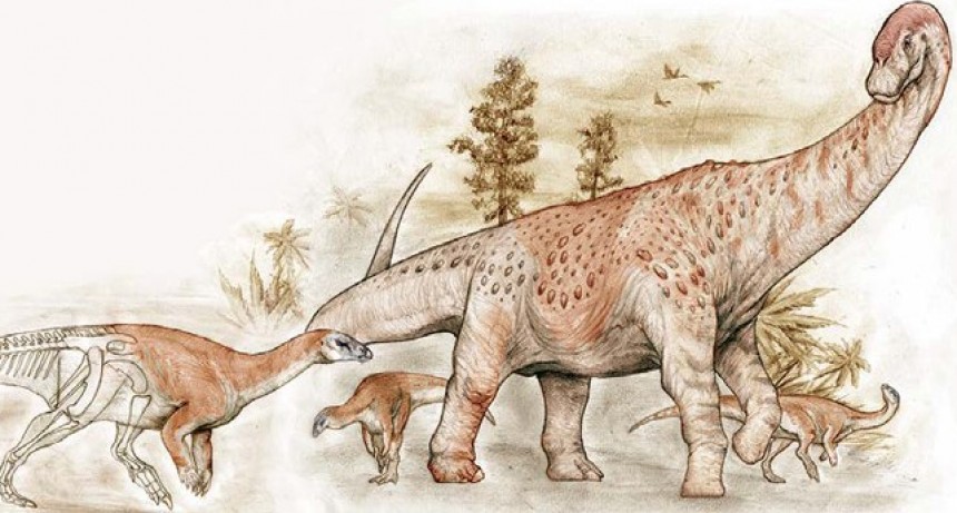 Oficializaron hallazgo de f&oacute;siles de dinosaurios cerca de El Calafate