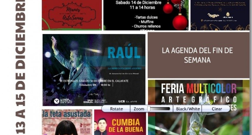 La Agenda del Fin de Semana