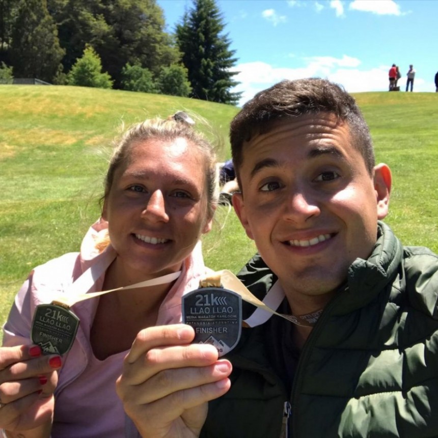 Dos calafate&ntilde;os en la Media Marat&oacute;n del Llao Llao 
