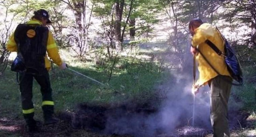 El Chalten. Alerta por un incendio en el Parque Nacional